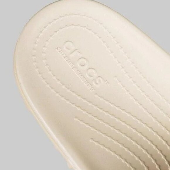 Crocs X Salehe Bembury The Pollex Slide - Parsnip NEW Cream Collab Sandals sz 10 - Picture 6 of 11